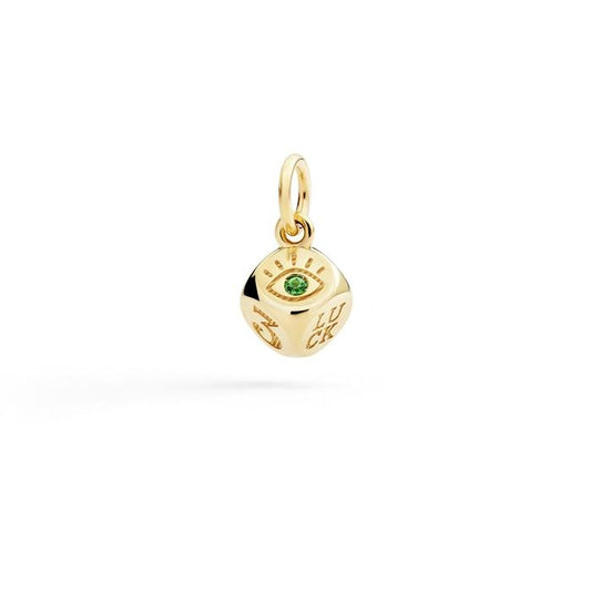 DODO CHARM DADO ORO GIALLO & TSAVORITE