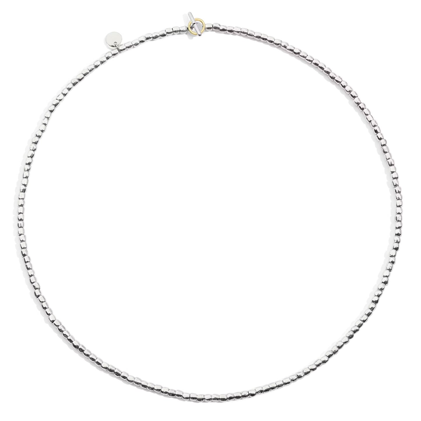 DODO Collana Mini Granelli Argento 42cm