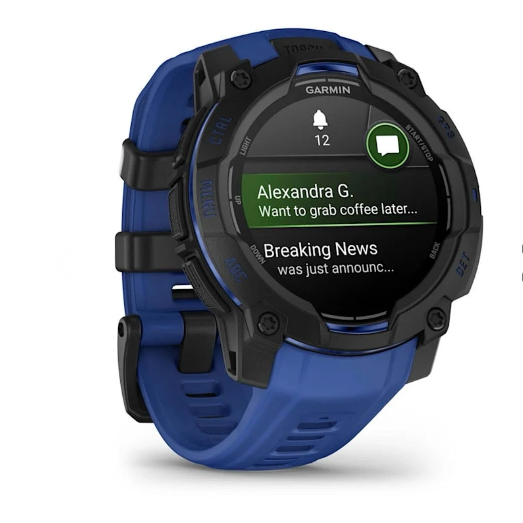 Garmin Instinct 3 – 45 mm, AMOLED LIMITED EDITION Blue/Black 010-02936-03