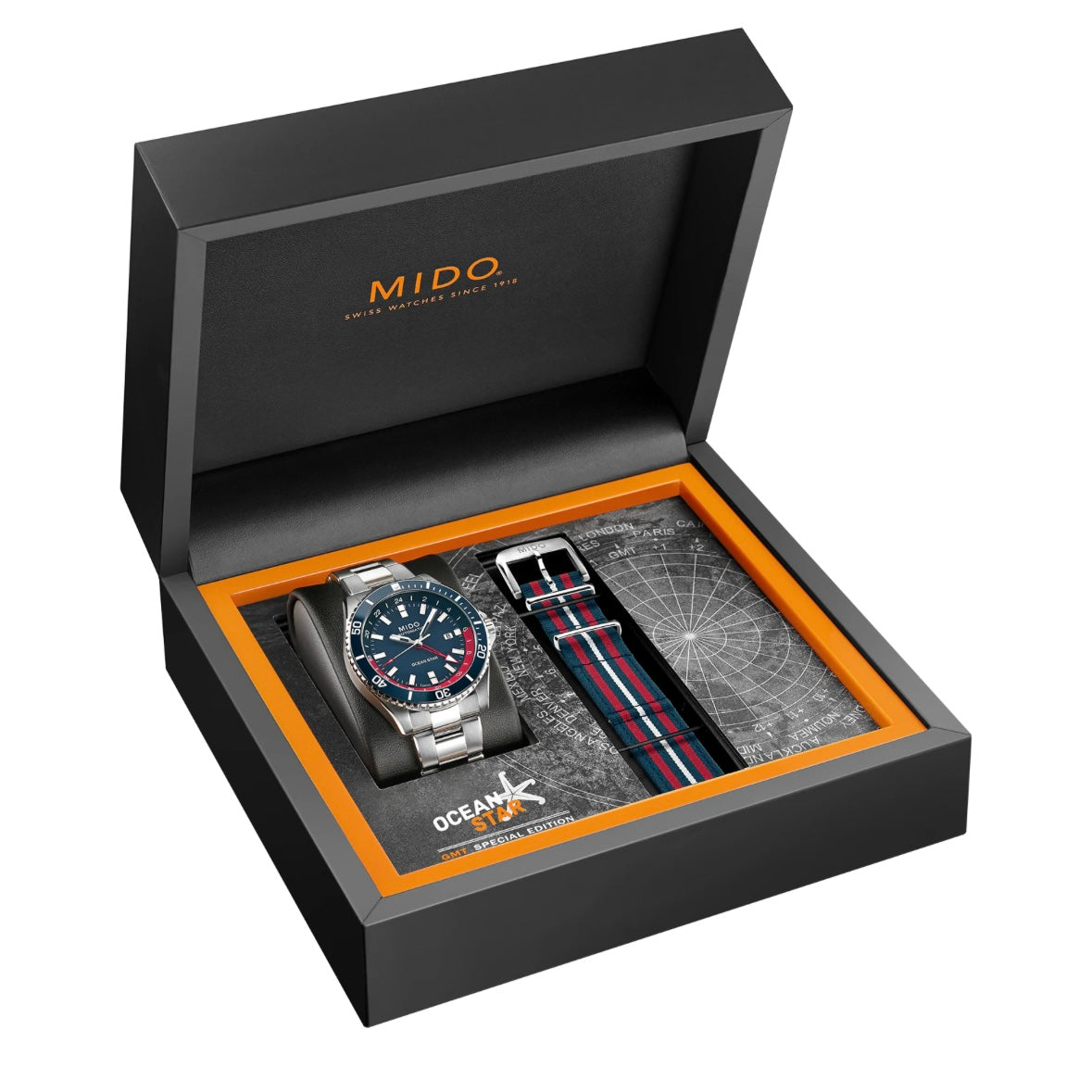 MIDO OCEAN STAR GMT