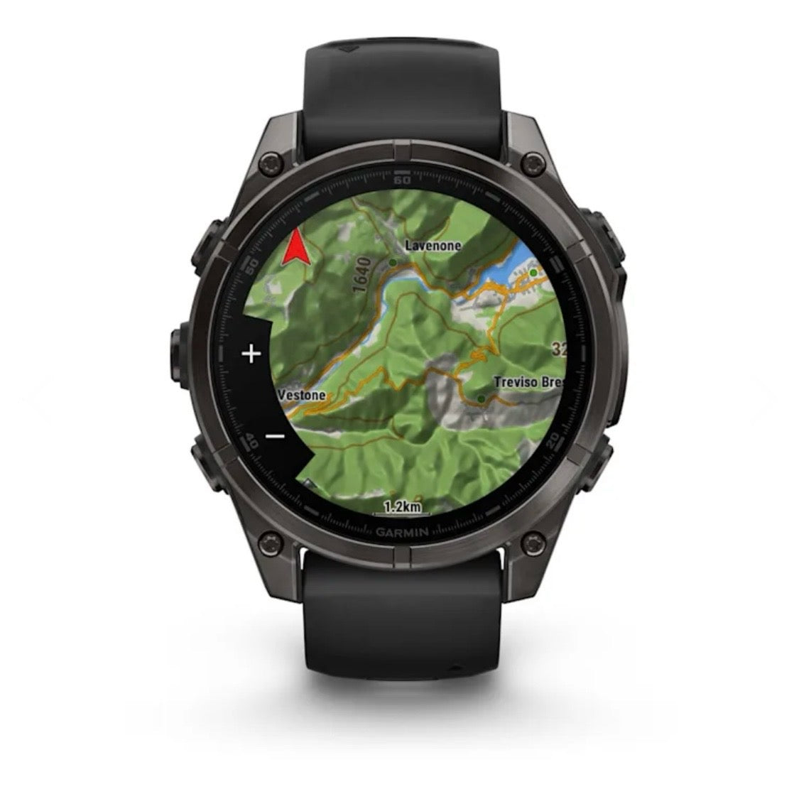 Garmin fēnix® 8 - 51 mm, AMOLED Sapphire, Titanio, Carbon Gray DLC con cinturino in silicone