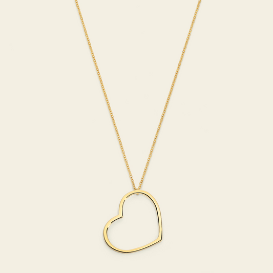 Marco Gerbella Collana lunga con cuore pendente oro giallo