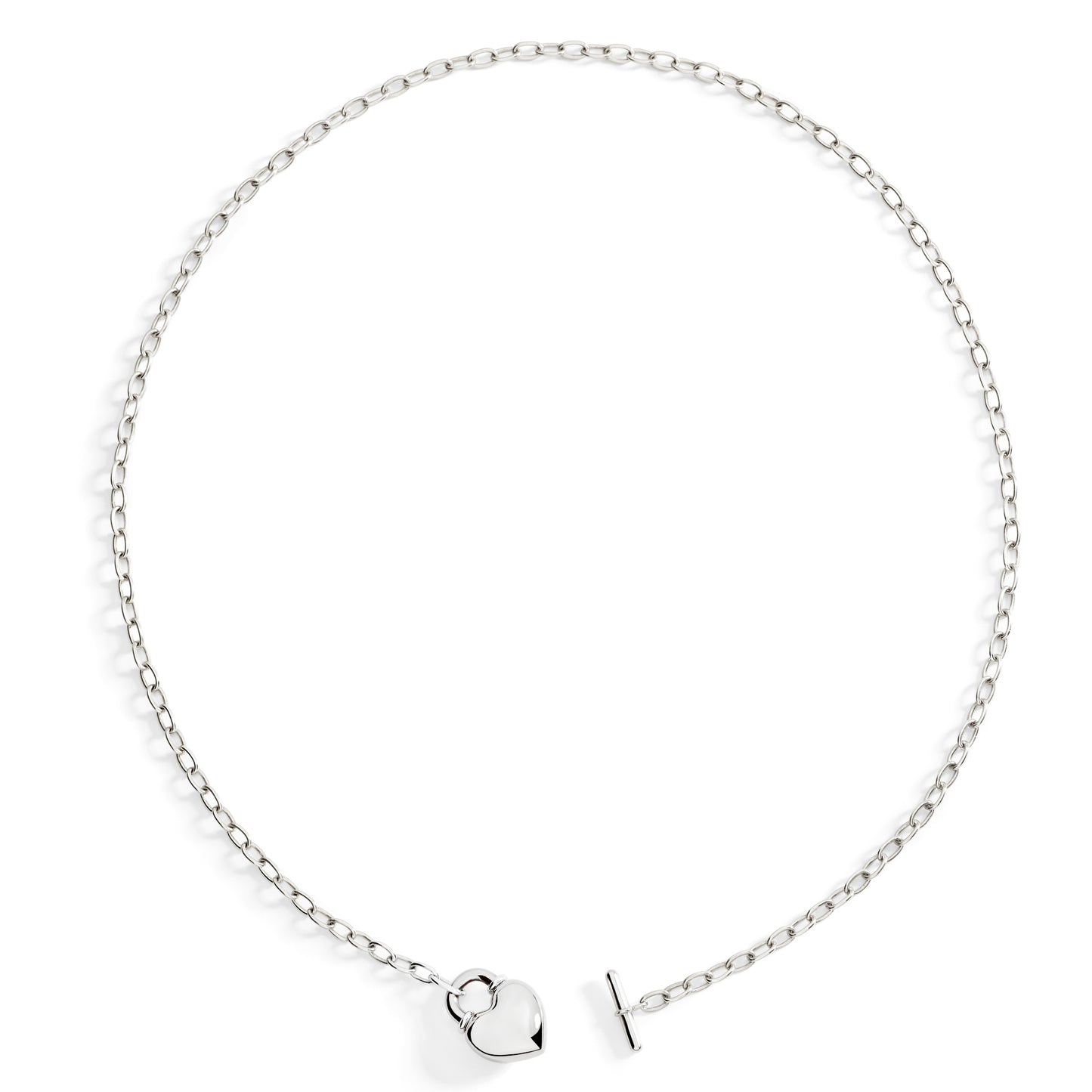 DODO Collana Cuore Bold Argento