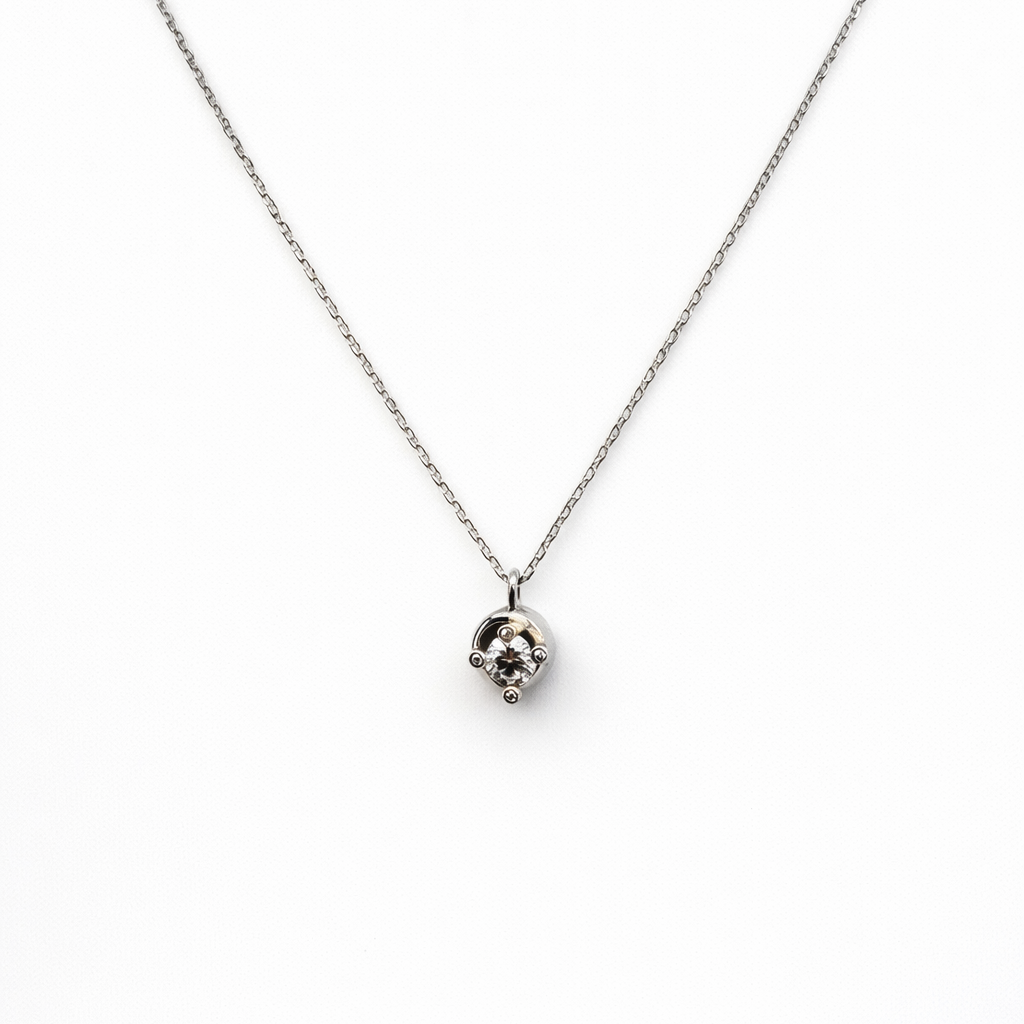 Chimento Collana Oro Bianco e rosa Diamanti 1GBP0211G7450