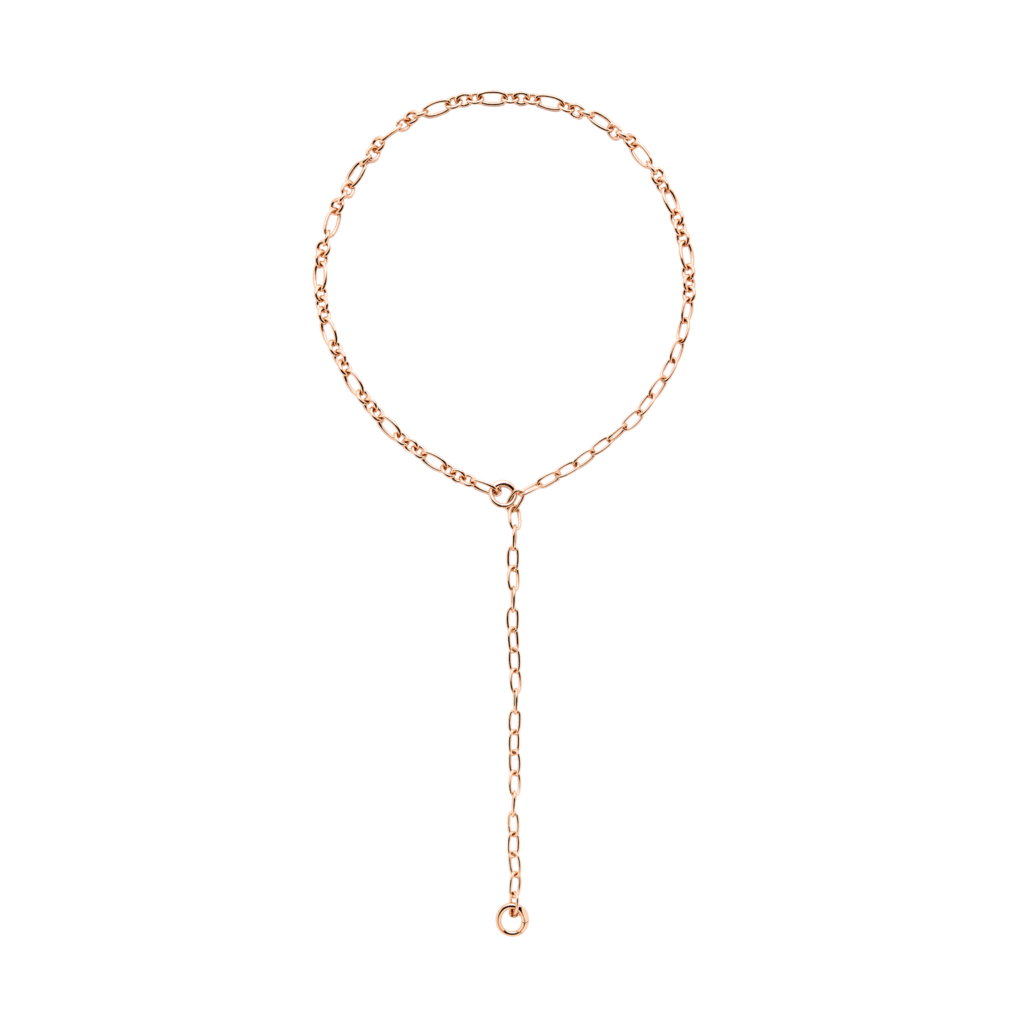 DODO Collana Essentials in Argento Dorato Oro Rosa 18K