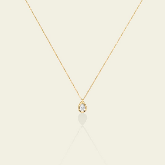 Marco Gerbella Collana con diamante a goccia