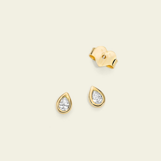Marco Gerbella orecchini con diamante a goccia