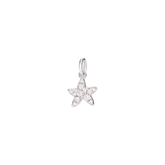 DODO Charm Stella Marina Oro Bianco e Diamanti Bianchi