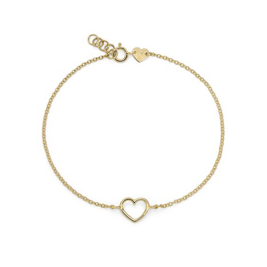 Marco Gerbella Bracciale con Cuore piccolo a filo oro giallo