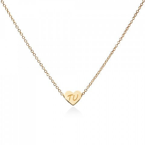 Marco Gerbella Collana Cuore Pastiglia "TU"