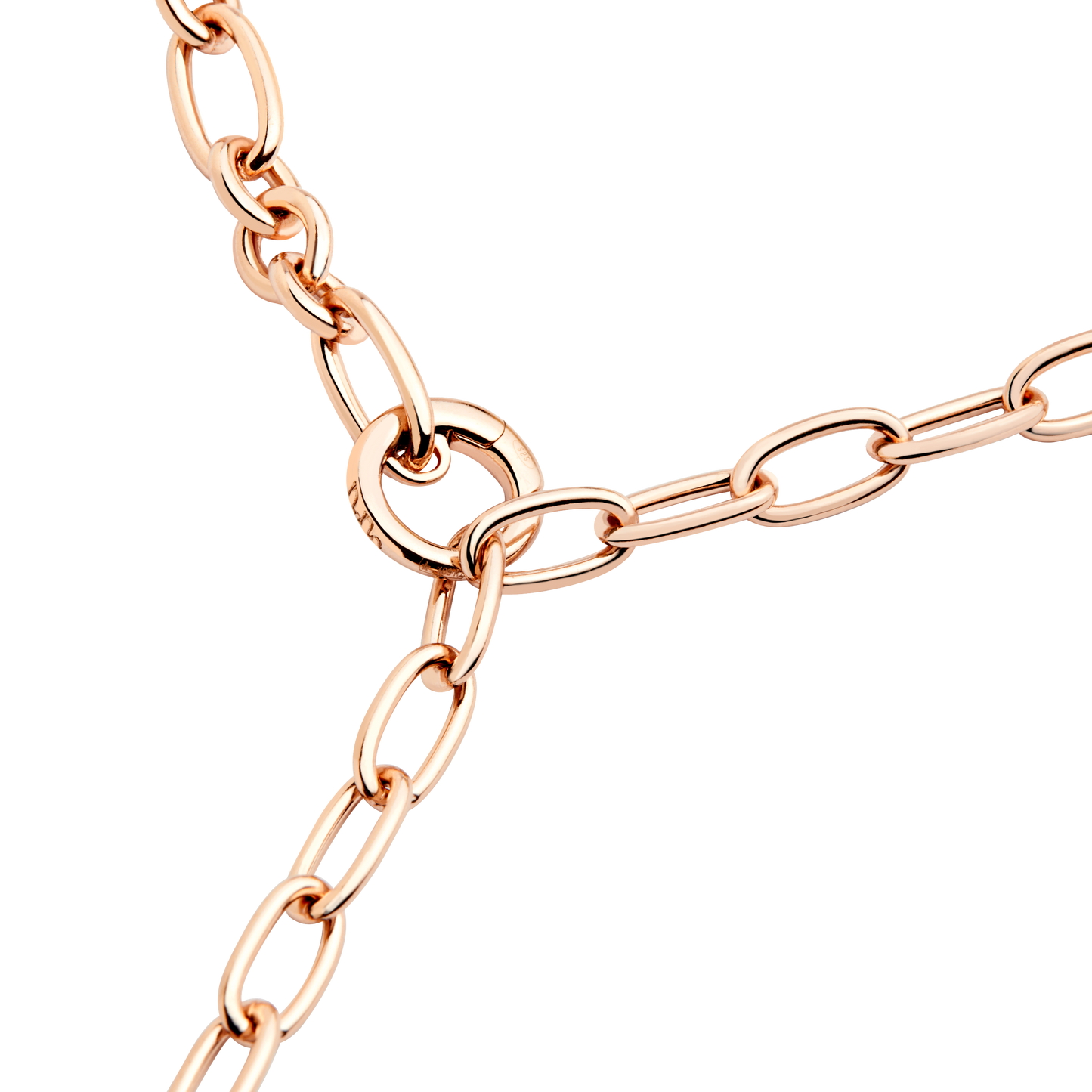 DODO Collana Essentials in Argento Dorato Oro Rosa 18K