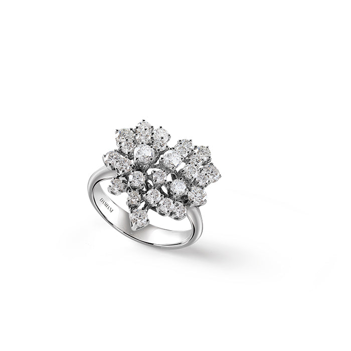 Damiani Mimosa heart ring 