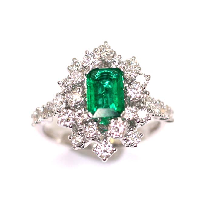 Damiani Mimosa Emerald Ring 