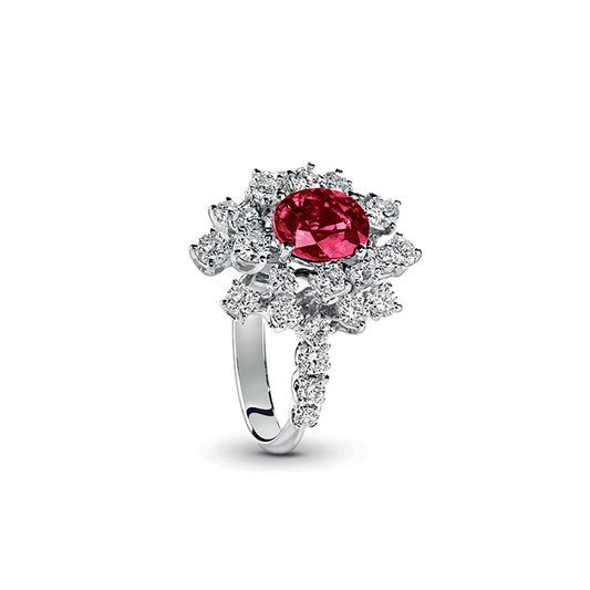 Damiani Anello Mimosa Rubino