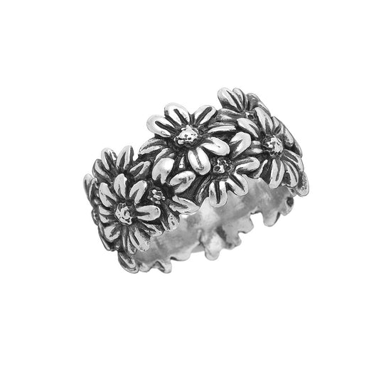 Giovanni Raspini Anello Fascia Margherite 7791