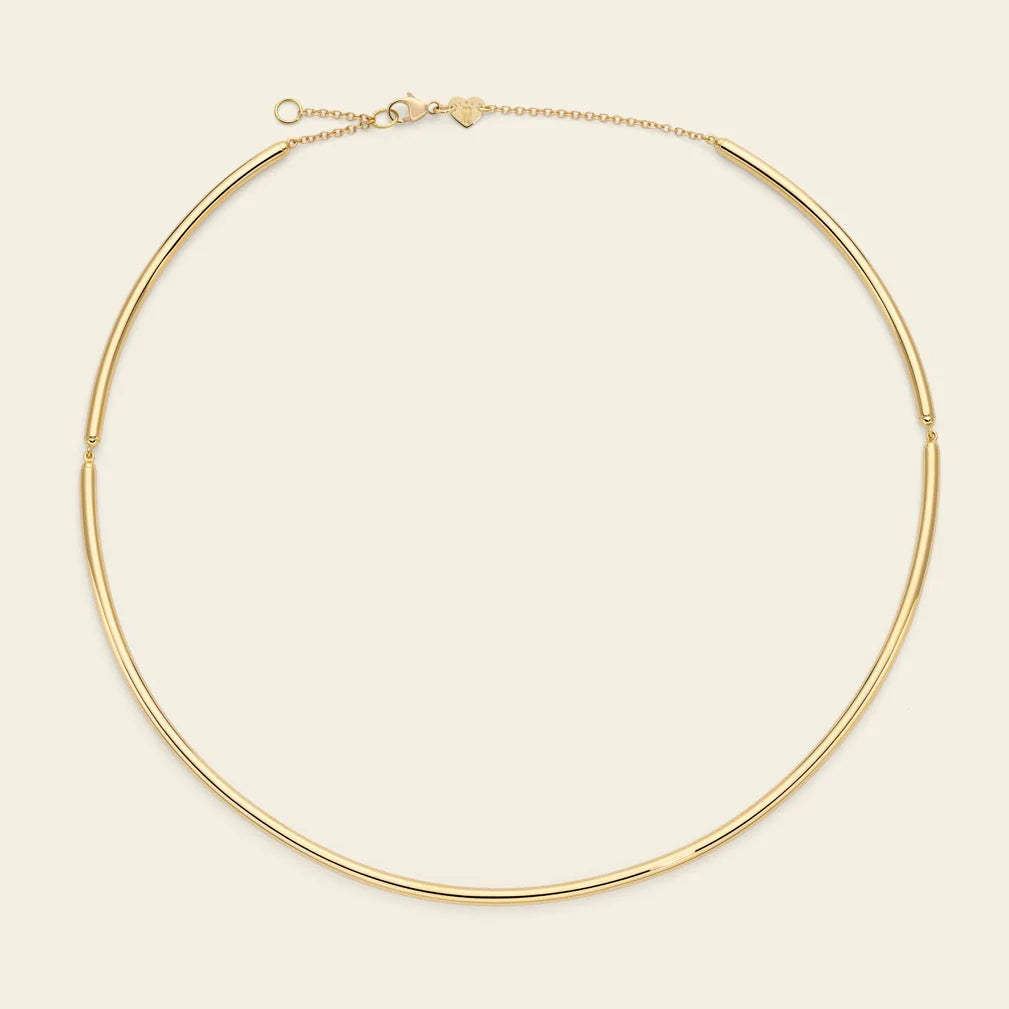 Marco Gerbella Collana chocker semirigida in oro