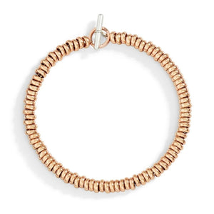 DODO Bracciale Rondelle oro rosa M