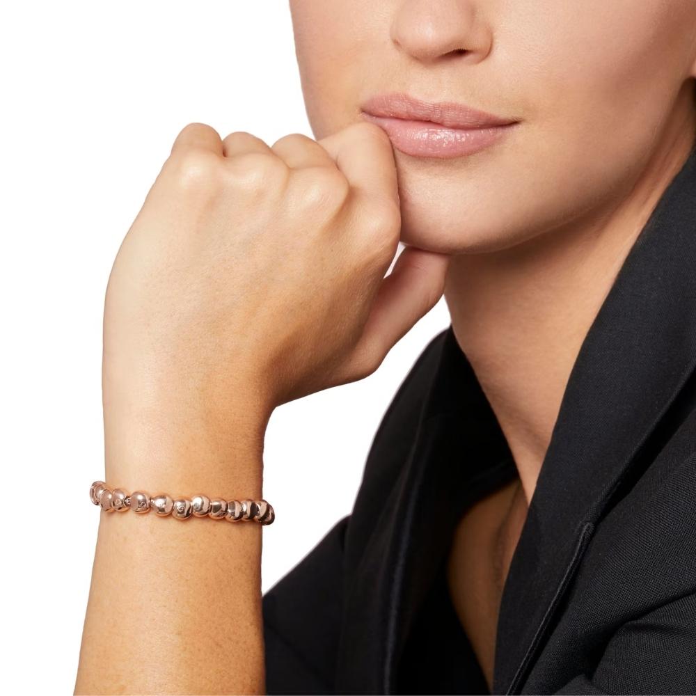 DODO Bracciale Pepita In Oro Rosa 9kt M