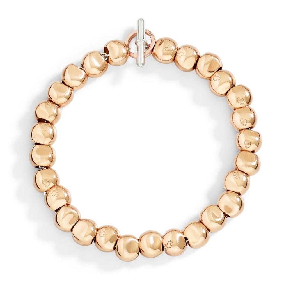 DODO Bracciale Pepita In Oro Rosa 9kt M
